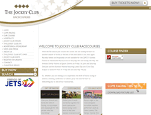 Tablet Screenshot of jockeyclubracecourses.com